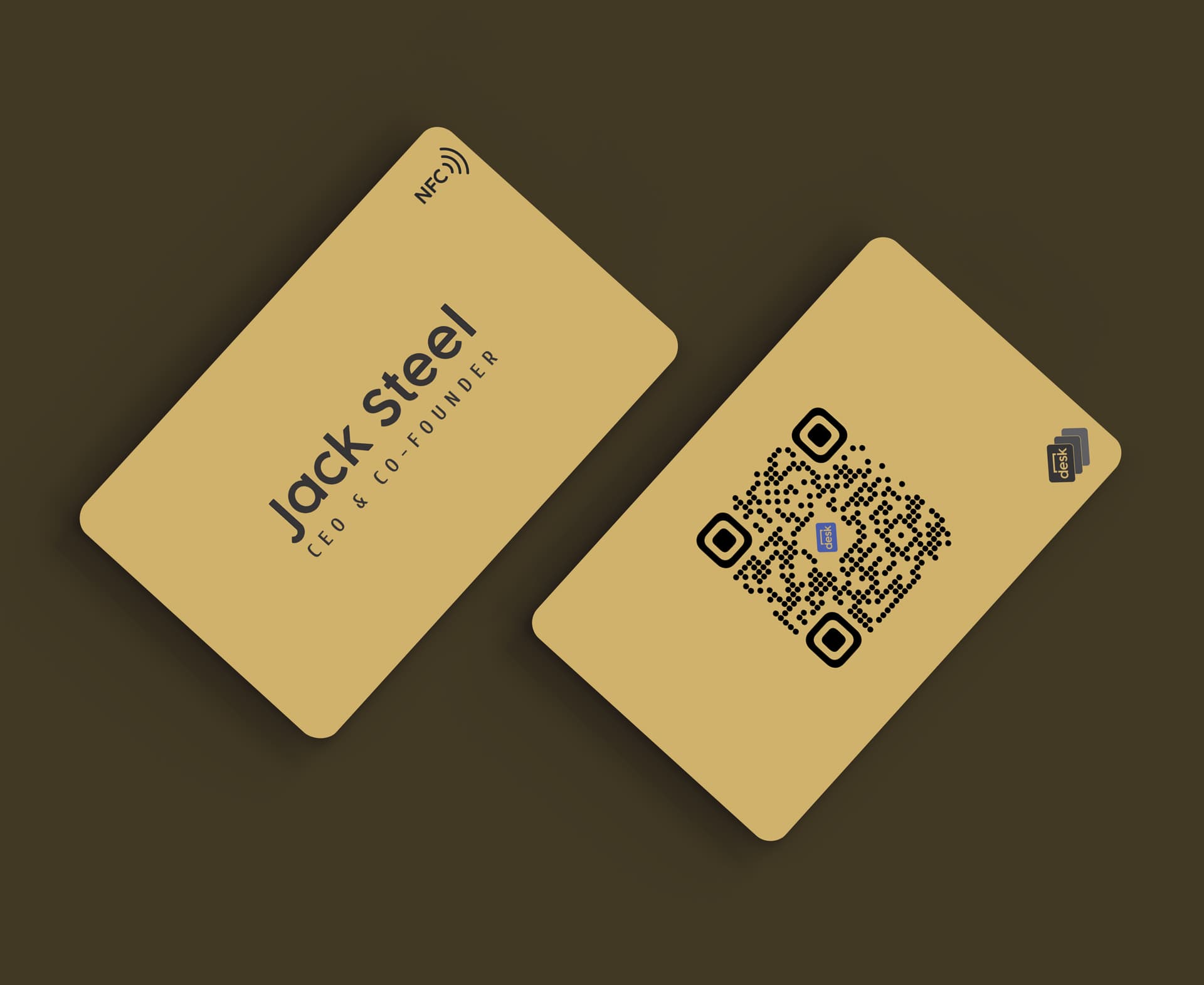 Metalic Gold Card